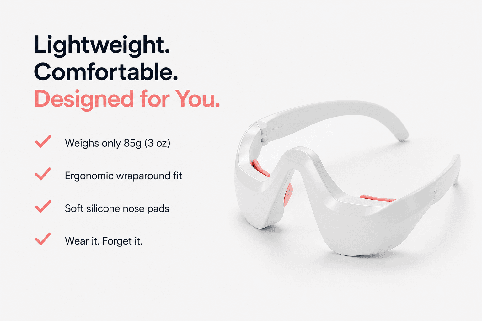 Oculaer — lightweight ergonomic design