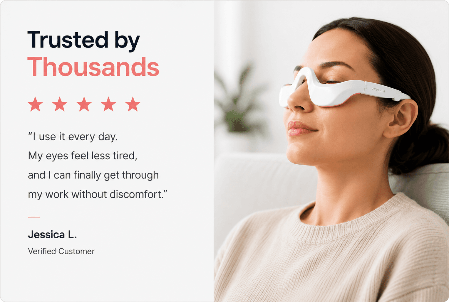 Oculaer — Trusted by Thousands (verified review)